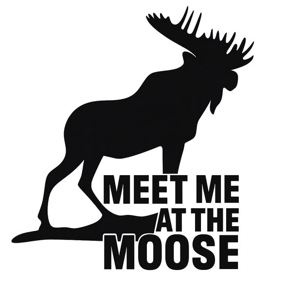 Meet Me At The Moose Silhouette
